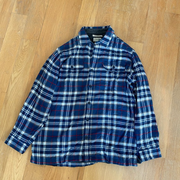 L.L. Bean Traditional Fit Fleece-lined Flannel - Picture 3 of 3